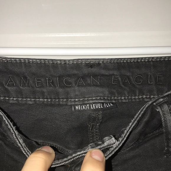 American eagle black ripped jeans - Picture 2 of 4
